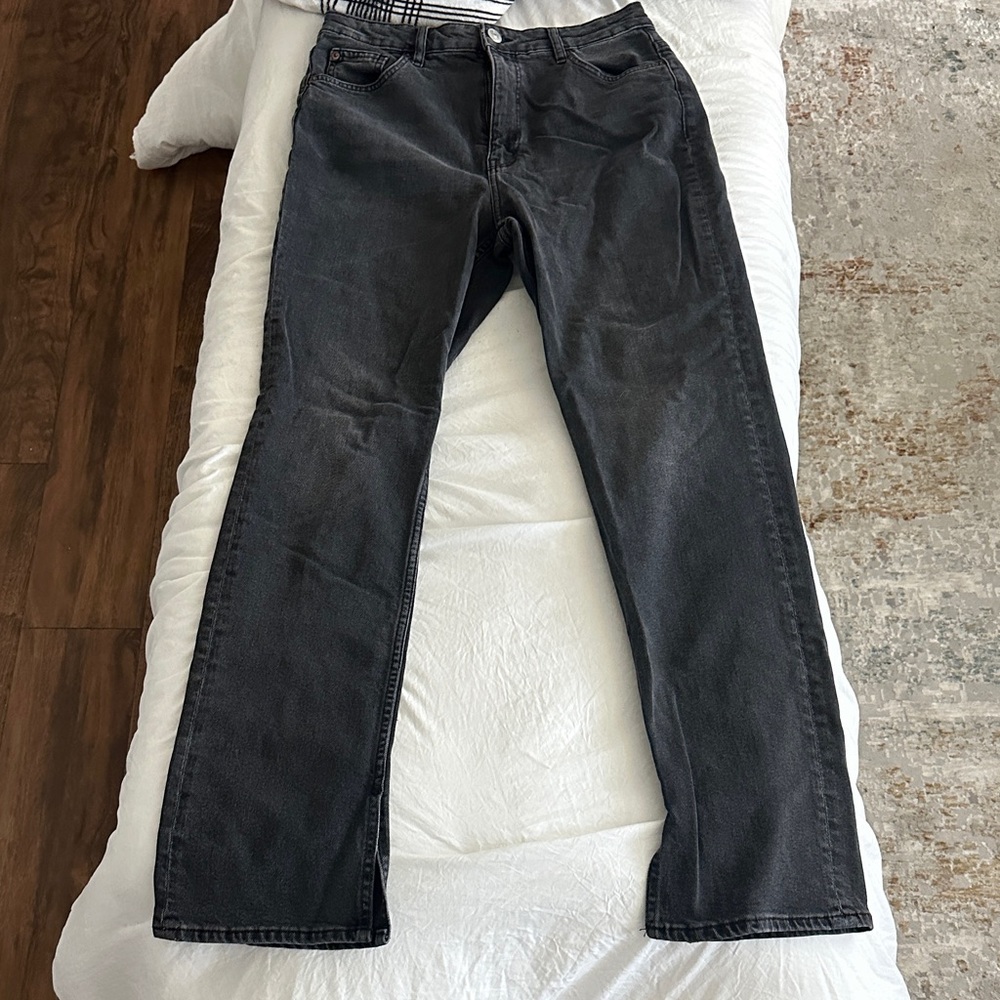 H&M Charcoal Denim Pants